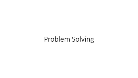 problem solving (2)