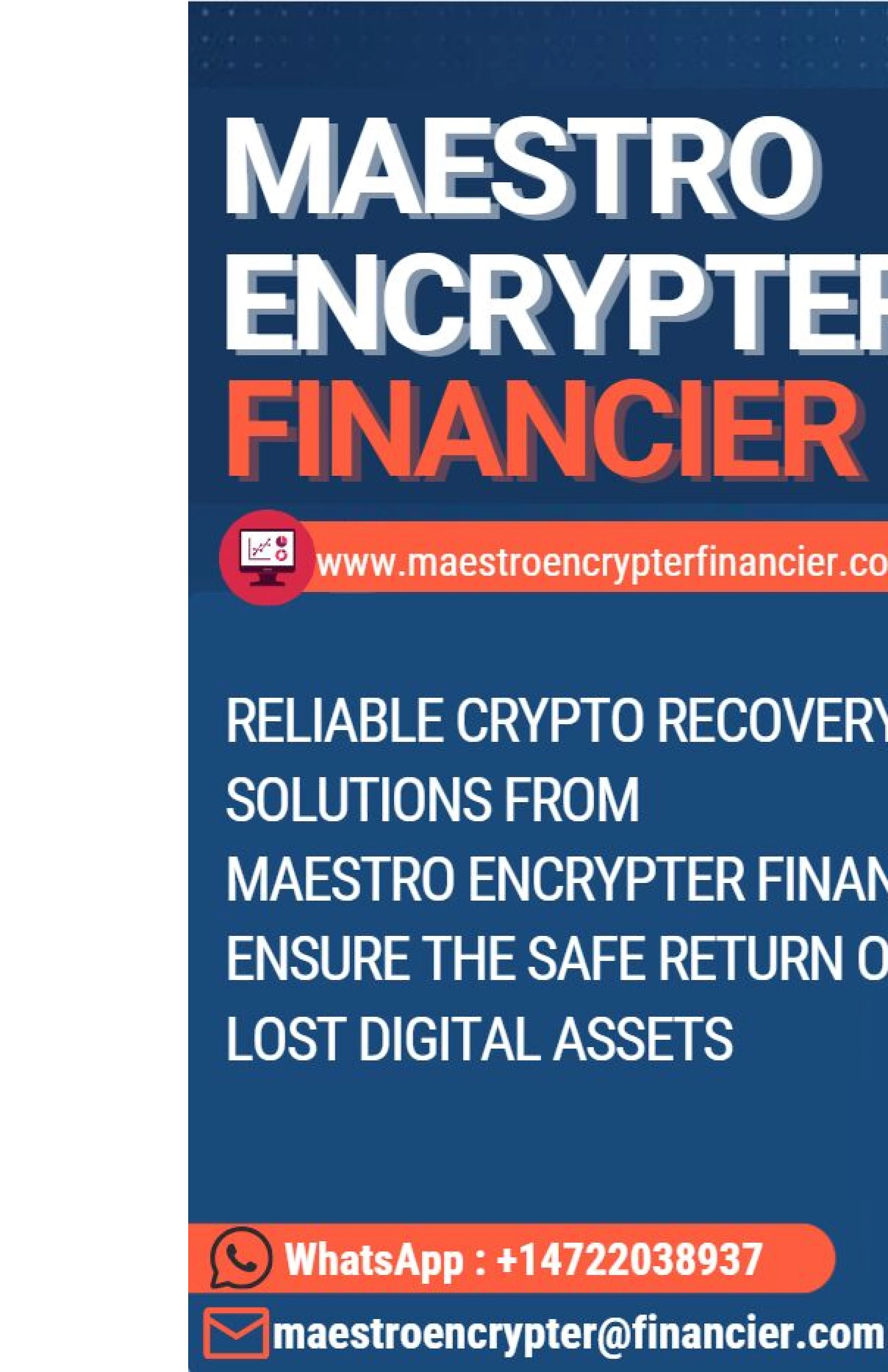 HIRE A PROFESSIONAL HACKER TO RECOVER YOUR SCAMMED CRYPT0 -MAESTRO  ENCRYPTER FINANCIER