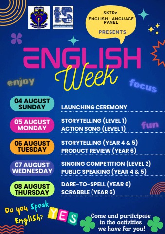 english week poster