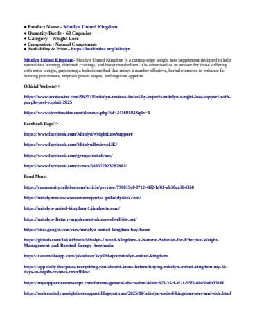 The Science Behind Mitolyn Weight Loss Support in the UK