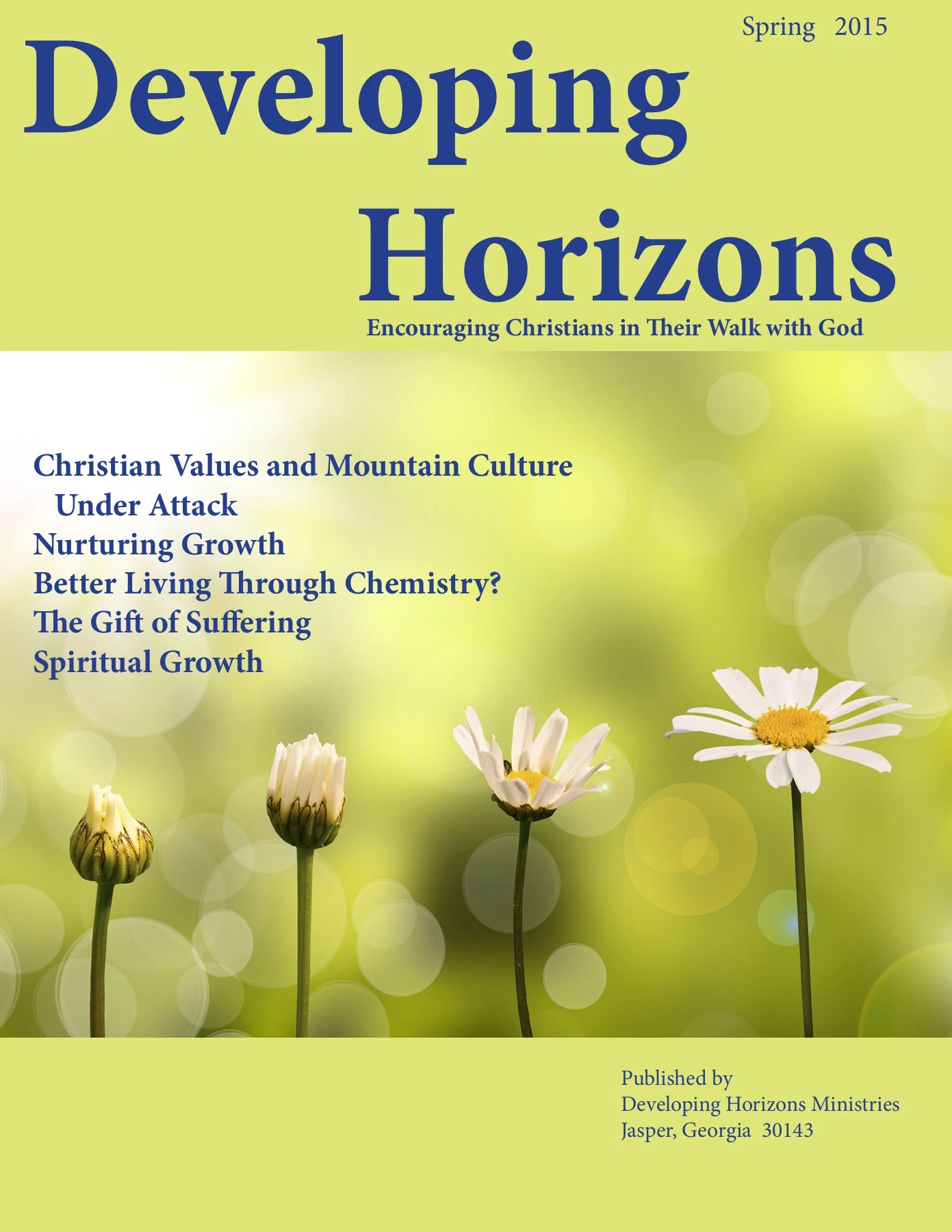 Developing Horizons Magazine (2).pdf Spring 2014
