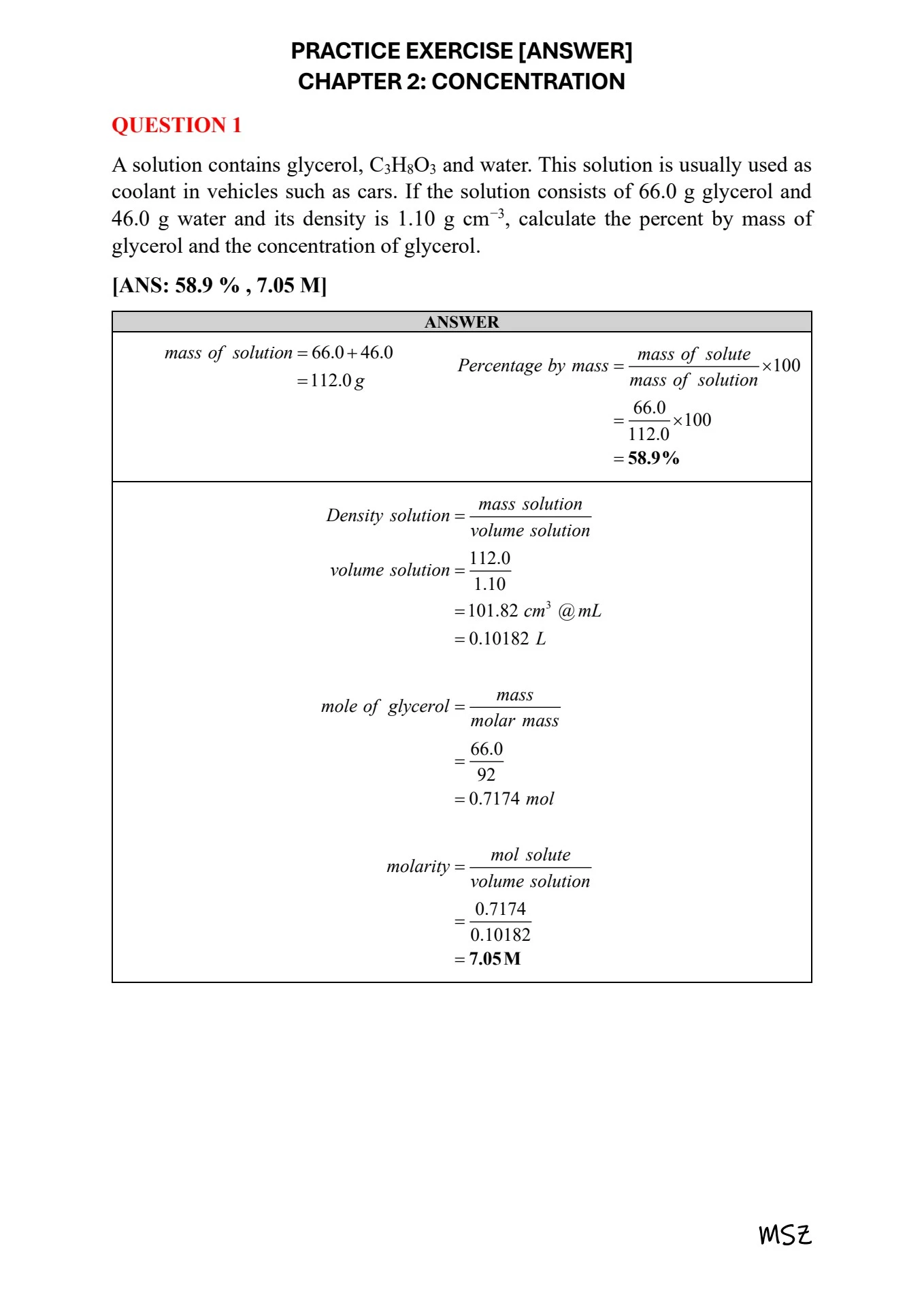 PRACTICE EXERCISE CHAPTER 2 [ANSWER]