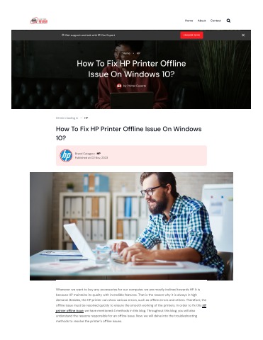 How To Fix HP Printer Offline Issue On Windows 10? - livetime reviews ...