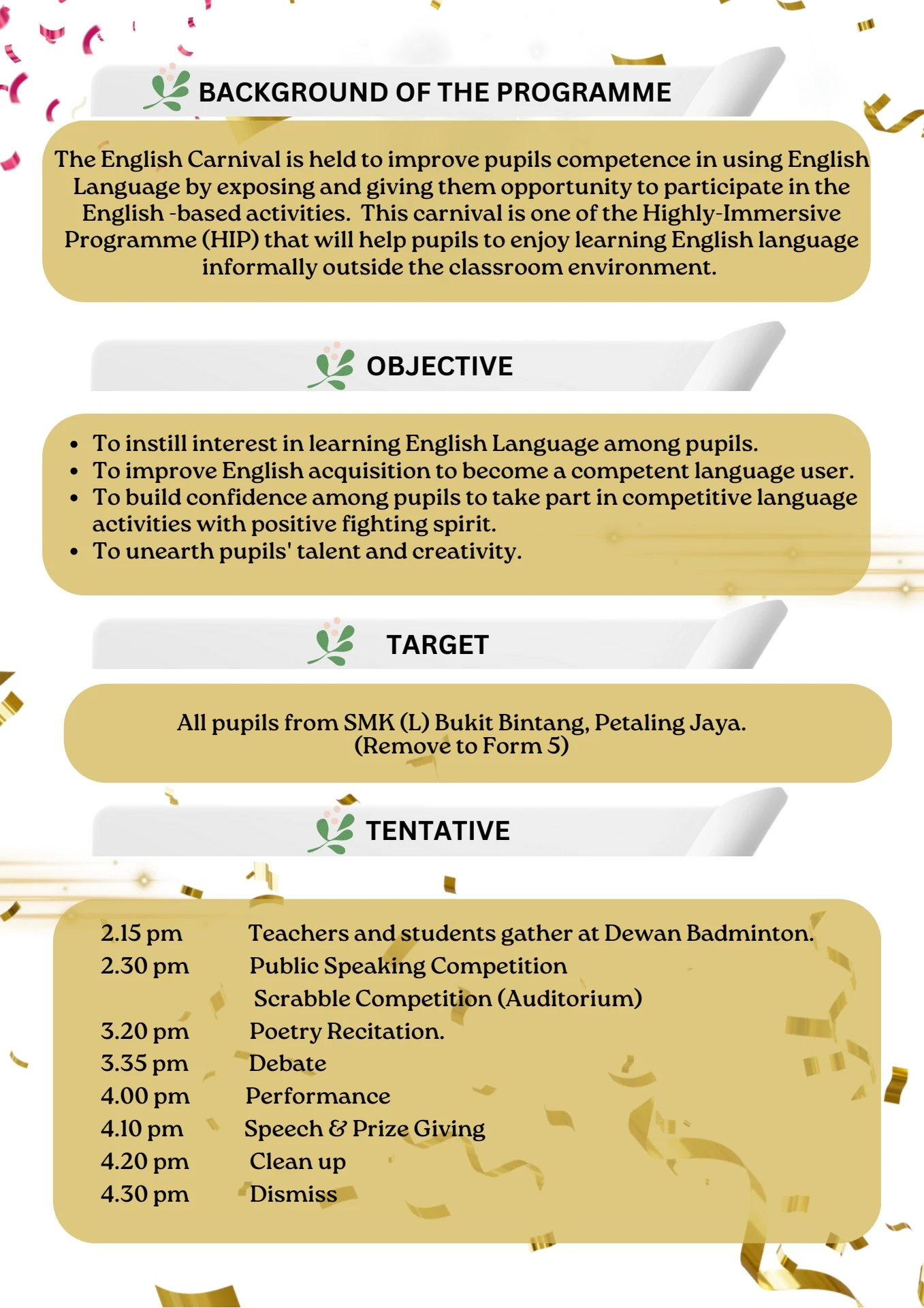 Program Or Programme English BUKU PROGRAM ENGLISH CARNIVAL 2023