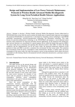 Design and Implementation of Low Power Network Maintenance ...