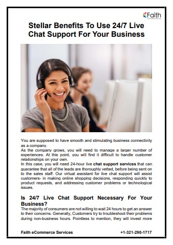 Stellar Benefits To Use 24/7 Live Chat Support For Your Business ...