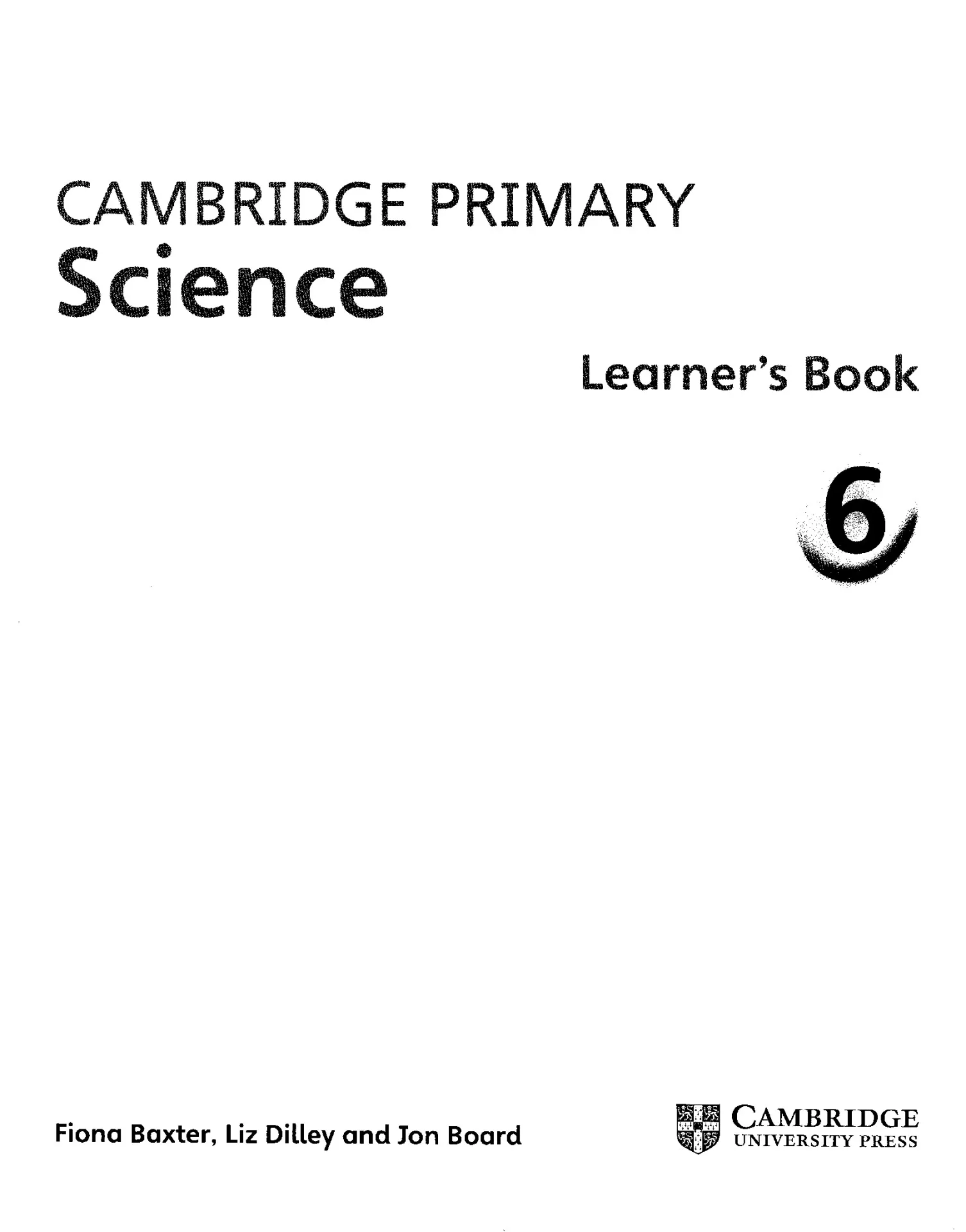 Cambridge Primary Science 6 Learners Book (1)
