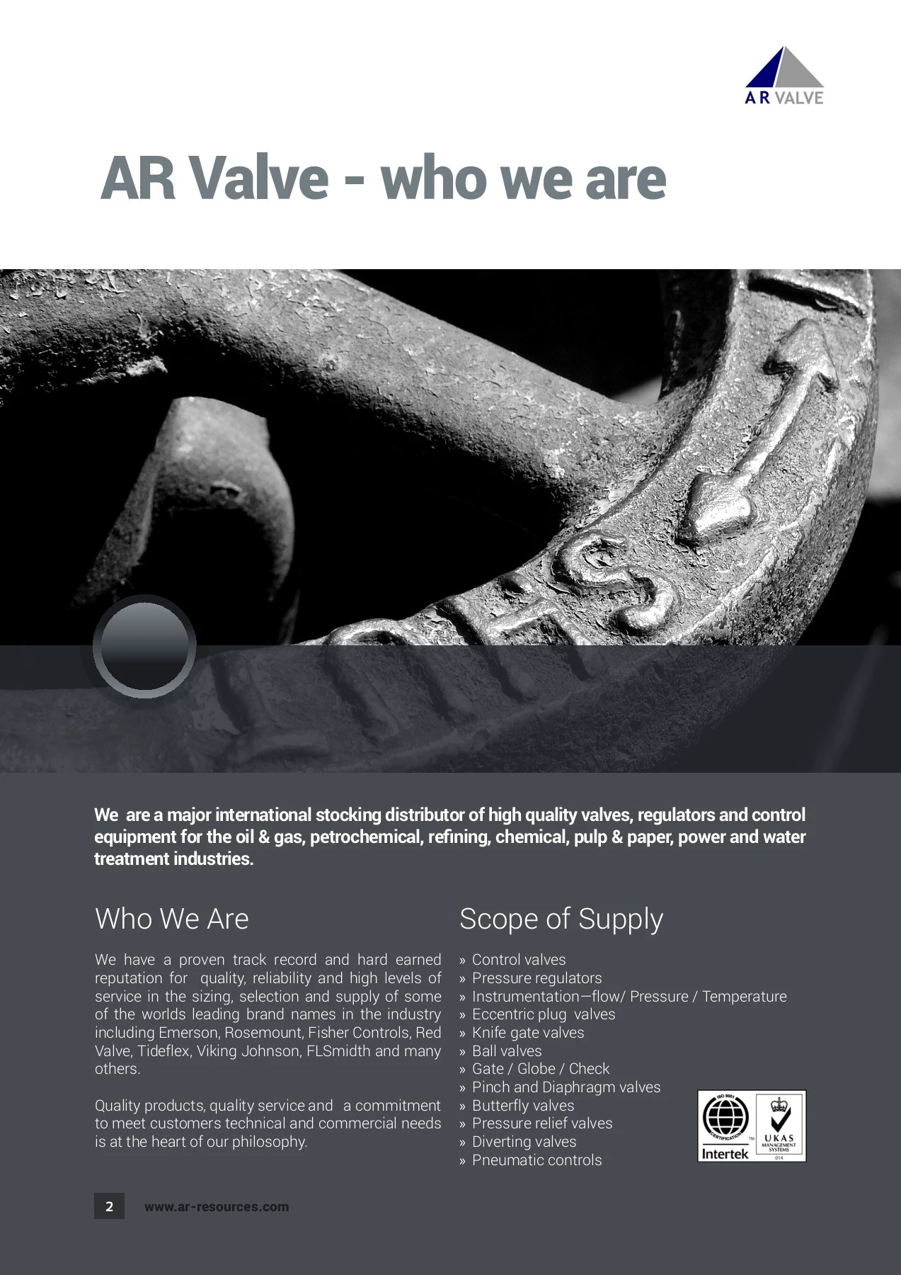 AR VALVE RESOURCES BROCHURE