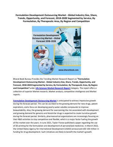 Global Formulation Development Outsourcing Market, 2018-2028 ...