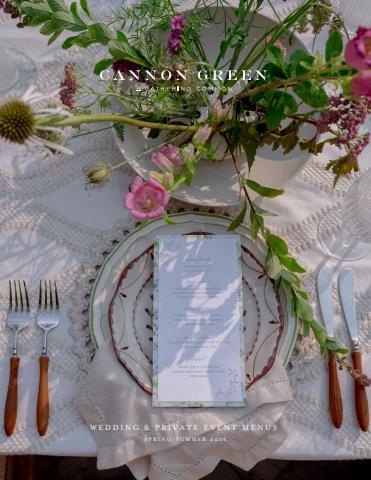 2026 Spring:Summer Menu