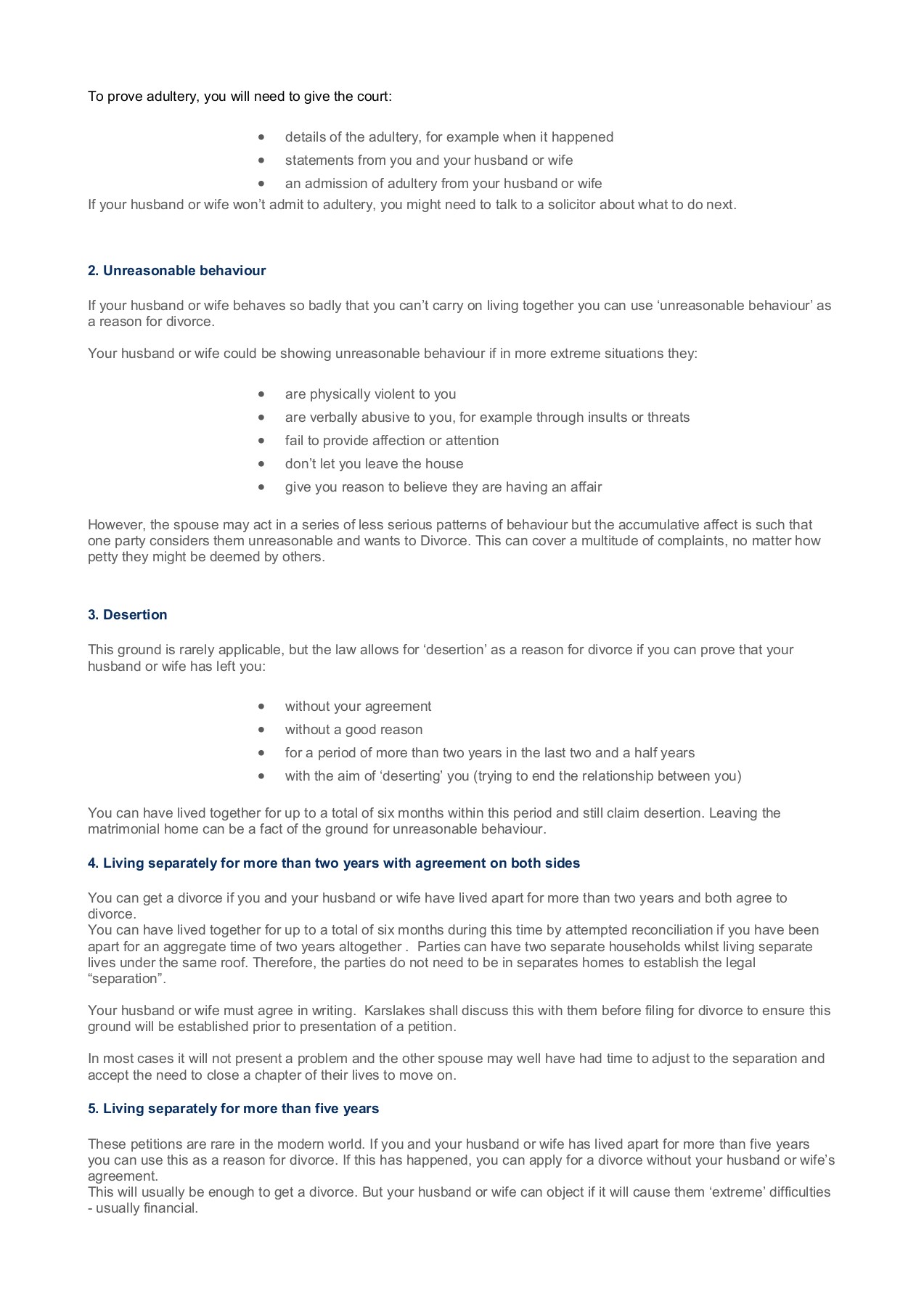 Irretrievably Broken Down Karslakes Solicitors Flip Ebook Pages 1 3 Anyflip