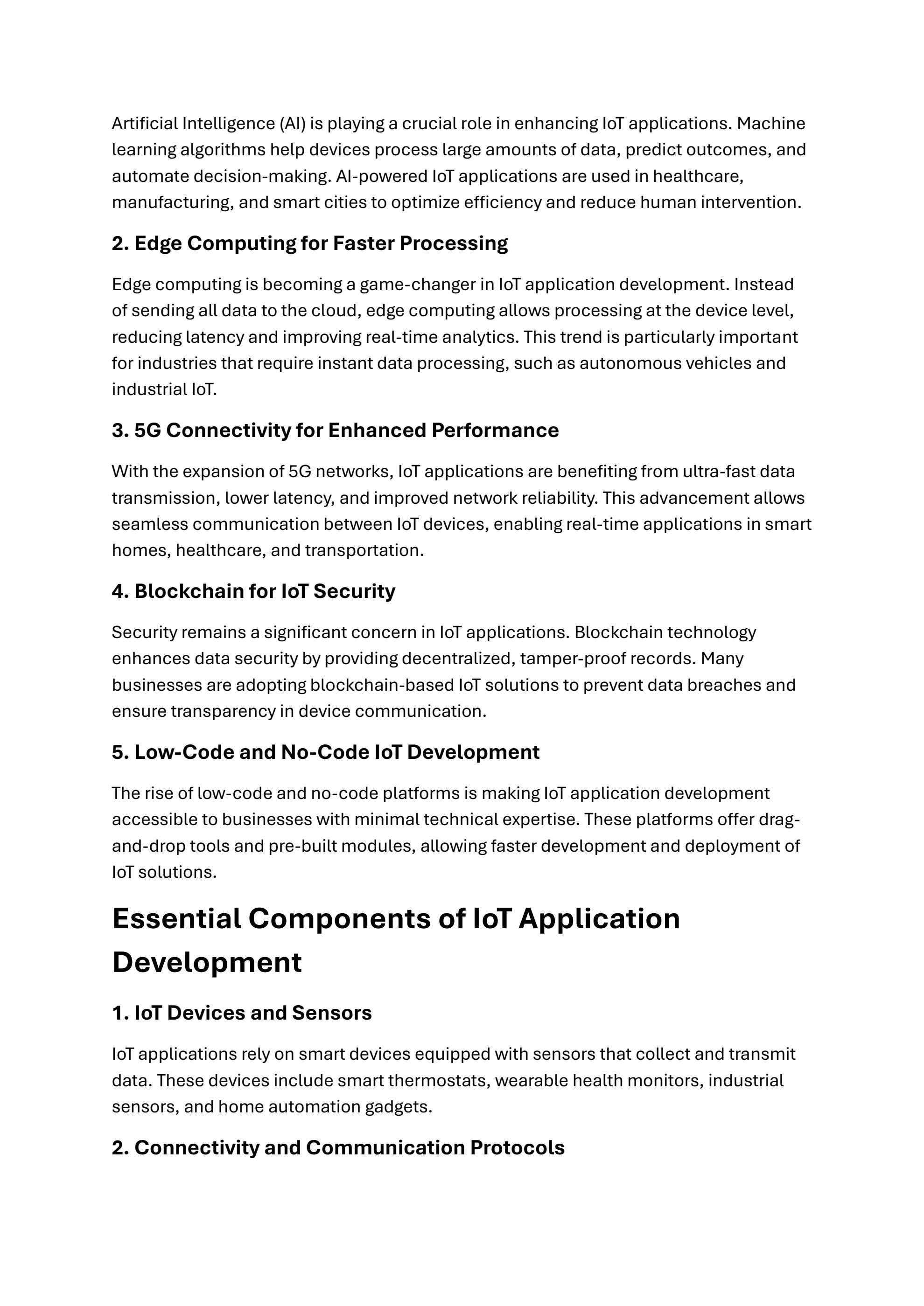 The Ultimate Guide to IoT Application Development in 2025