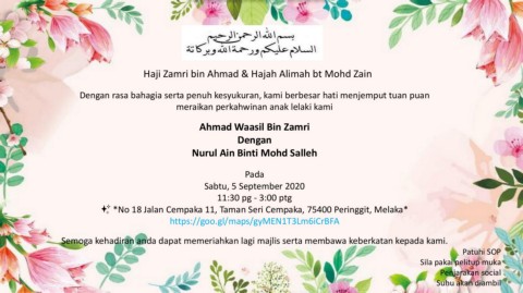 Kad kahwin Waasil;-Flip eBook Pages 1 - 2 AnyFlip  AnyFlip