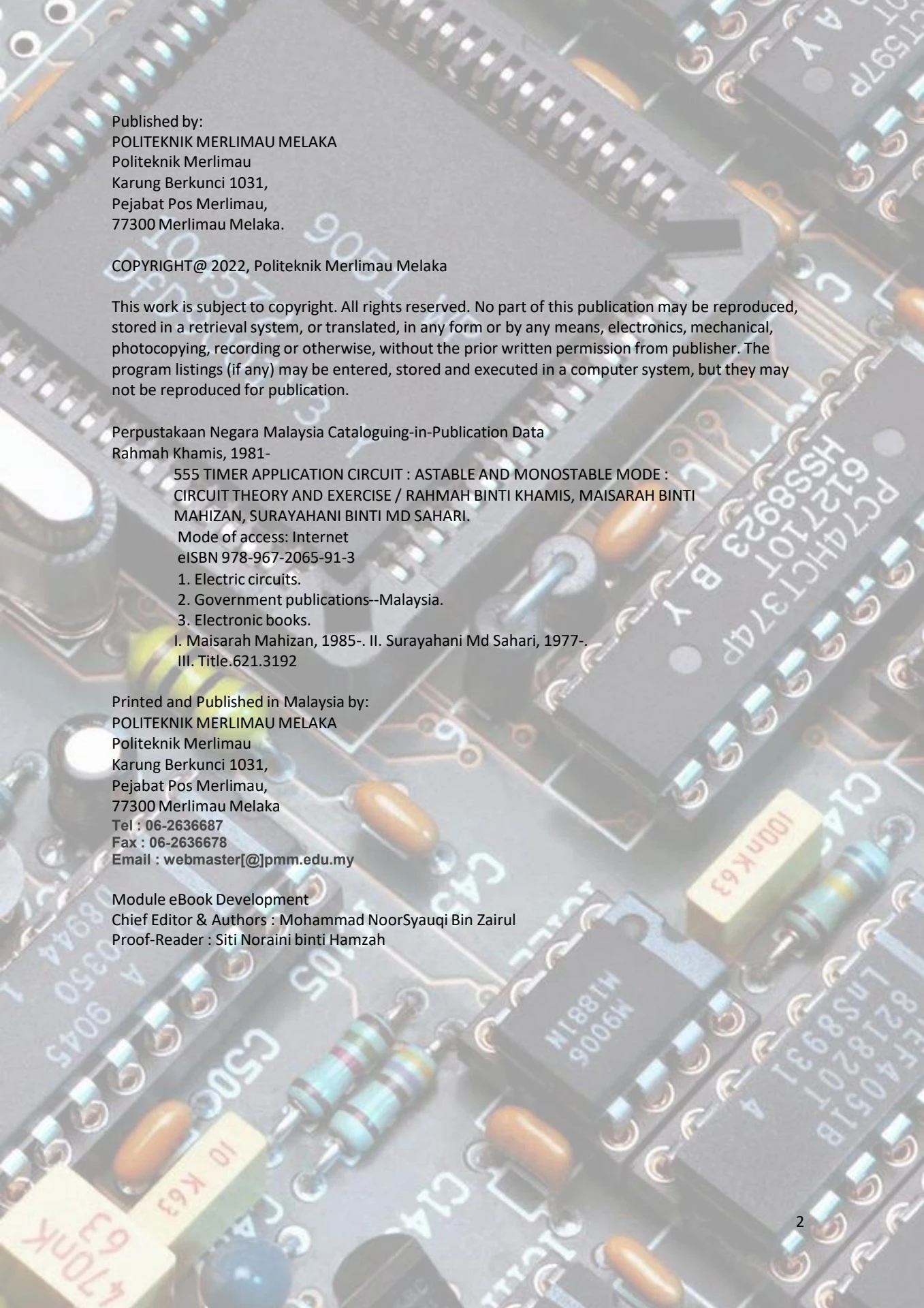 555 TIMER APPLICATION CIRCUIT (E-book) (NoorSyauqi_230614_020937