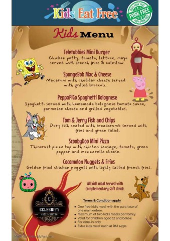 Kids Menu Rx Kids Menu