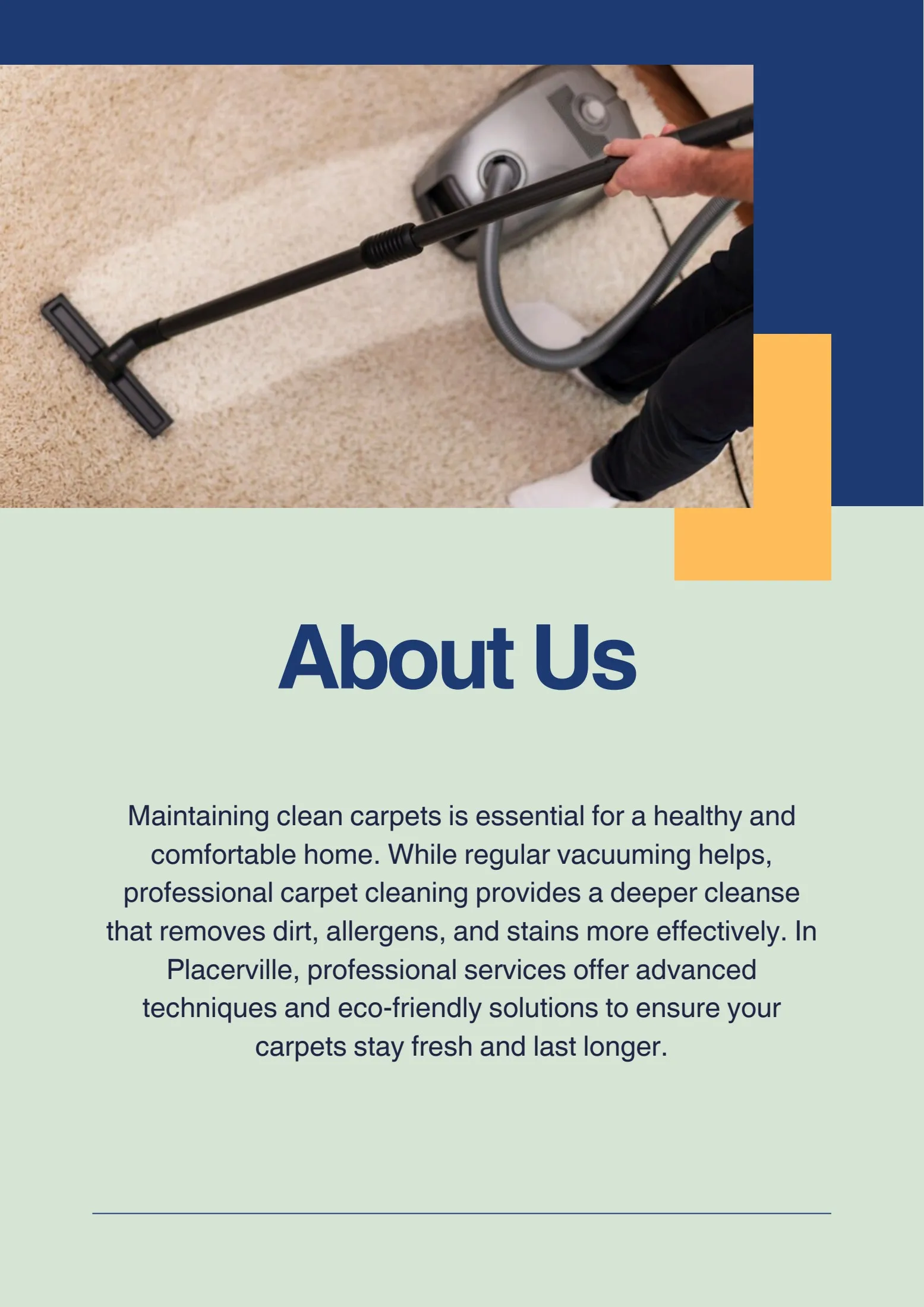 Top Benefits of Professional Carpet Cleaning in Placerville