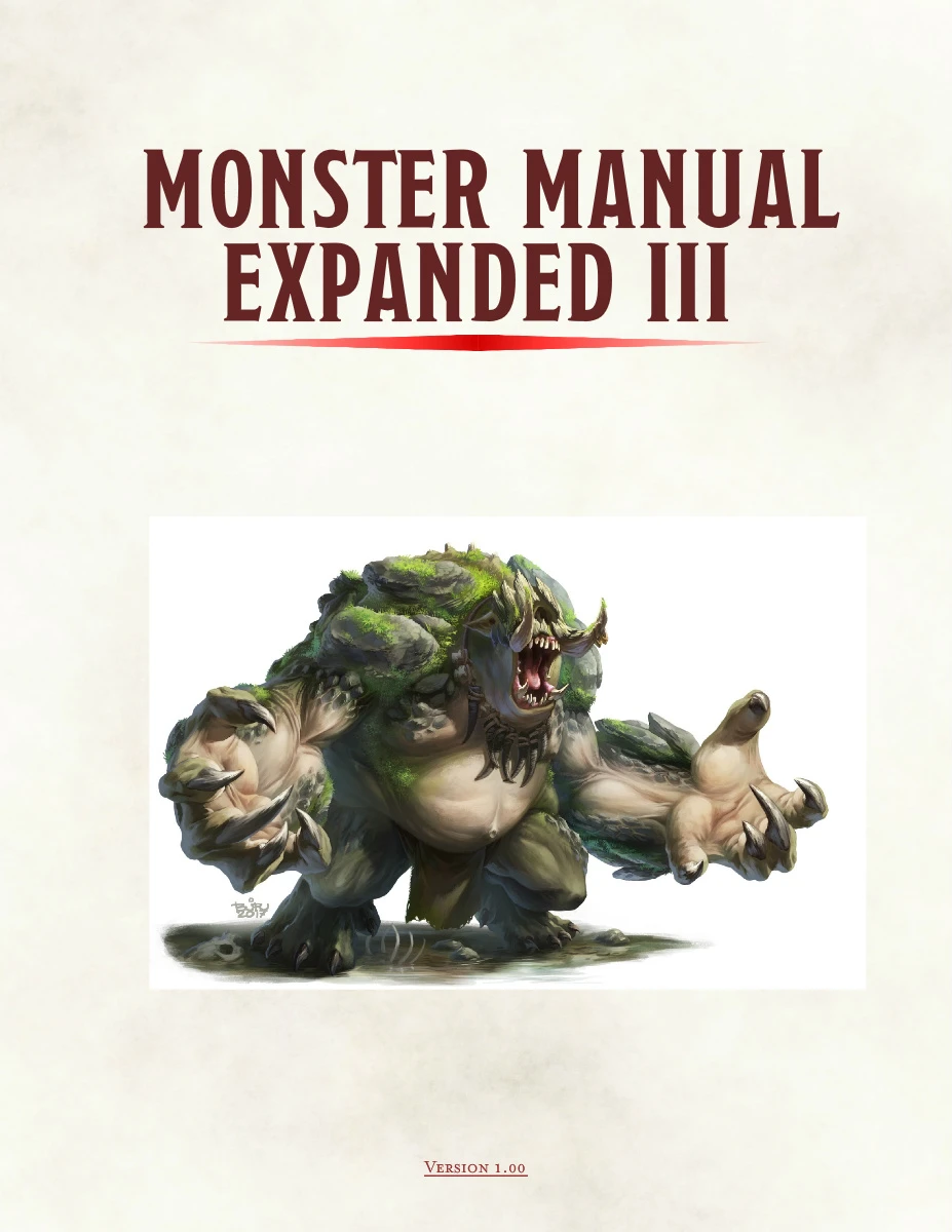 Monster Manual Expanded III Dragonix