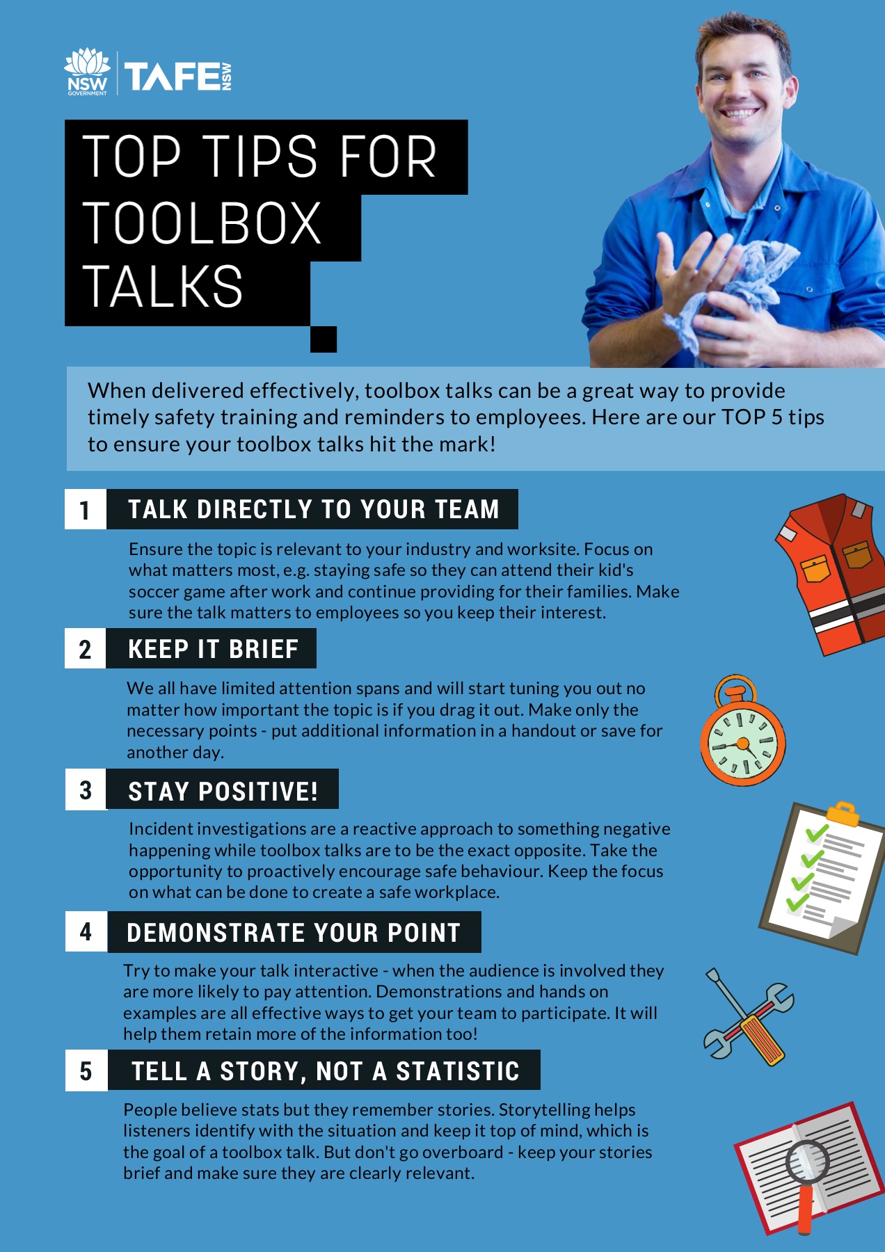 Health And Safety Toolbox Talk Calendar 2019