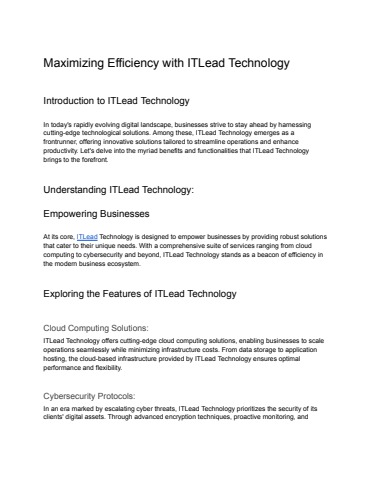 Itleadz - it leadz Flip PDF | AnyFlip