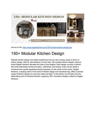 150+ Modular Kitchen Design - it nucleus Flip PDF | AnyFlip