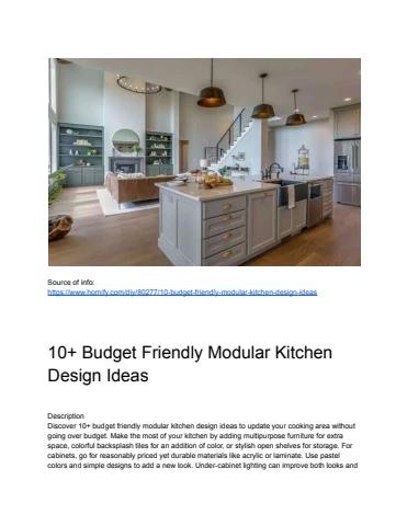 10+ Budget Friendly Modular Kitchen Design Ideas - it nucleus Flip PDF ...