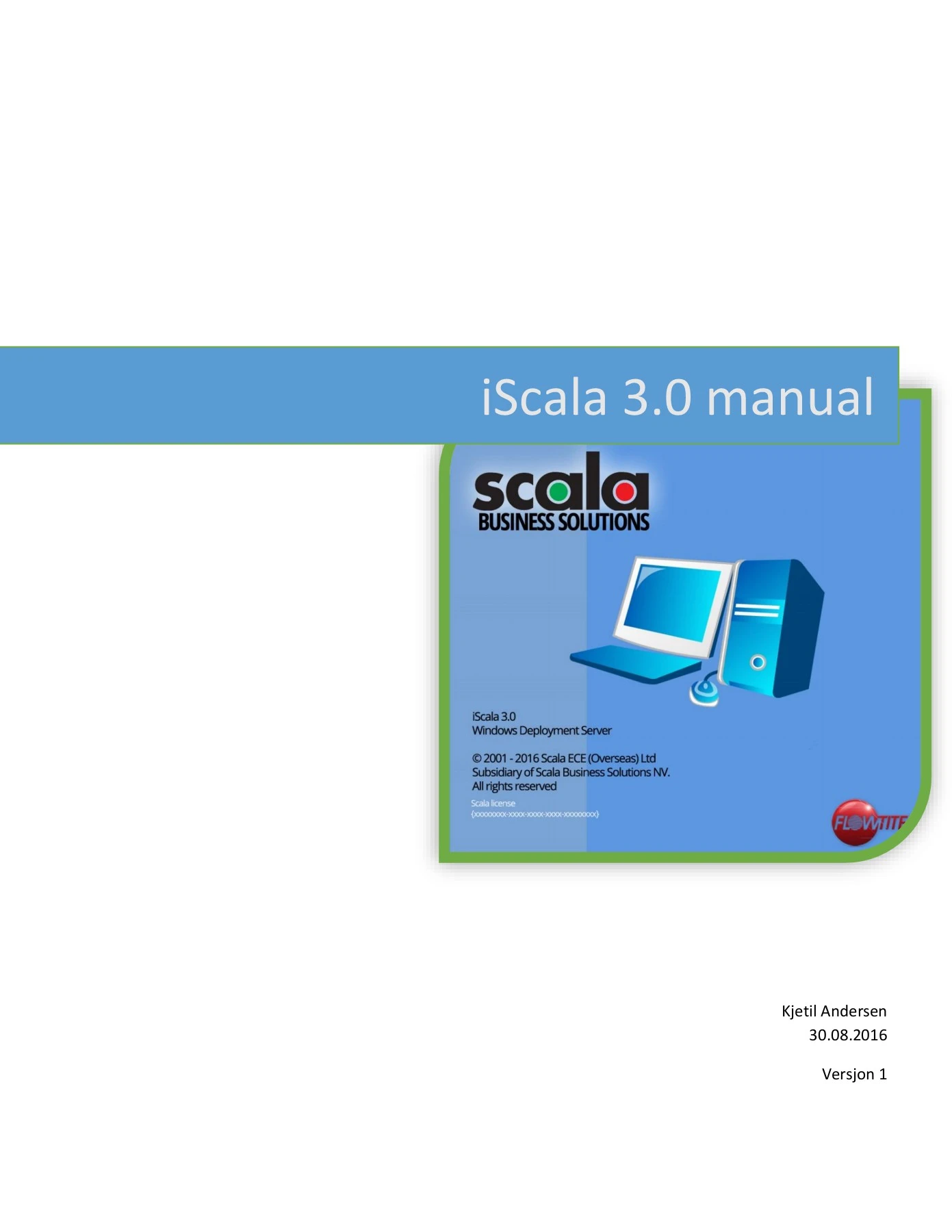 Iscala Programm iScala manual NY_300816