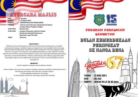 BUKU PROGRAM PERASMIAN BULAN KEMERDEKAAN
