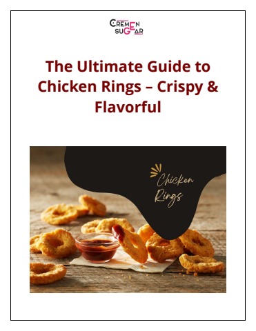 Exploring Chicken Rings - The Crispy Fast Food Sensation
