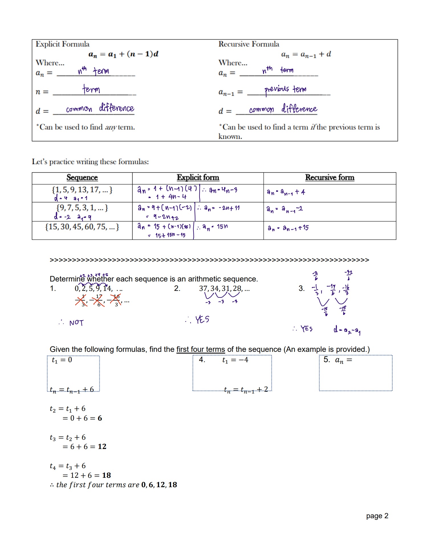 Algorithms worksheet, image size:1484x1920