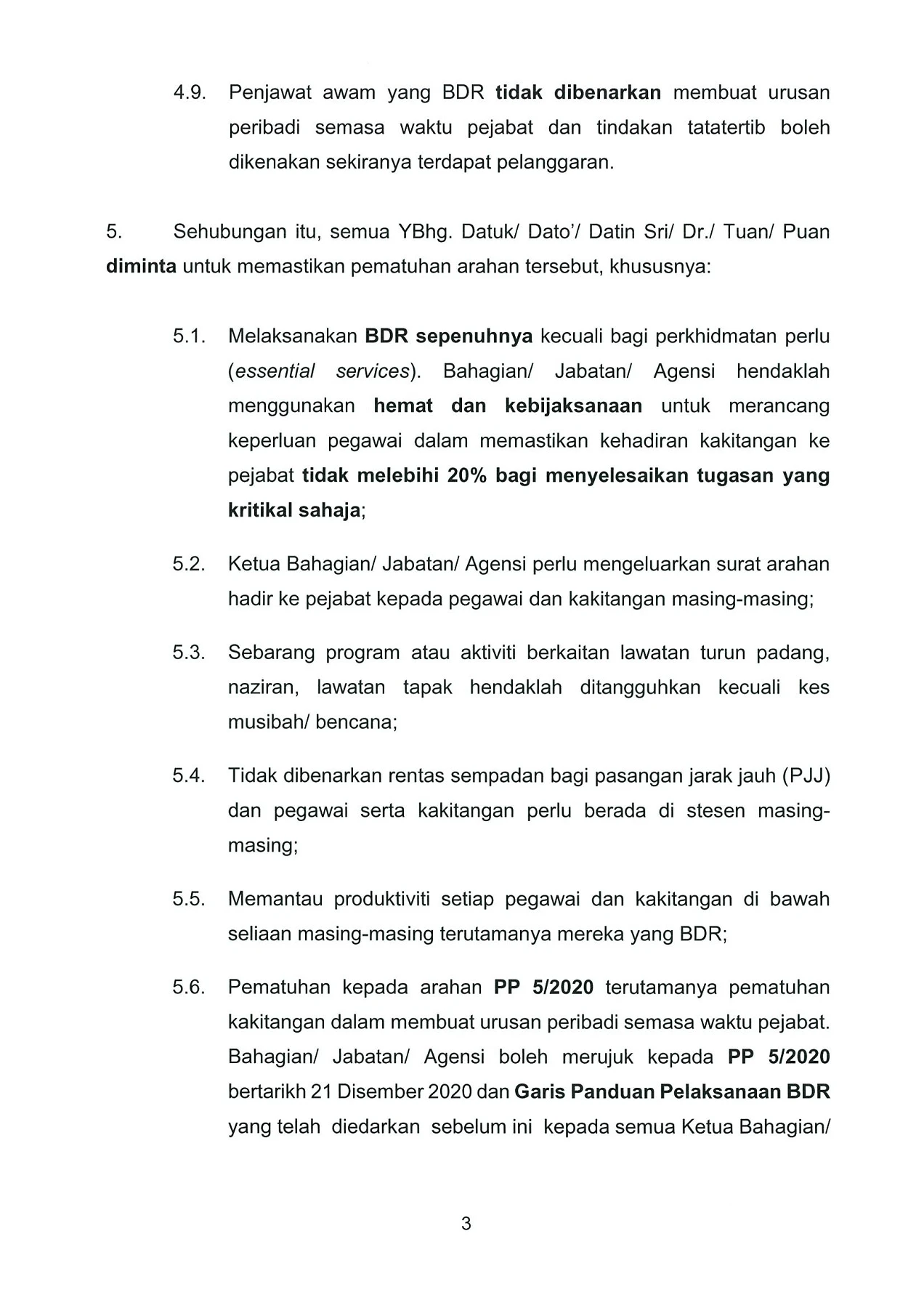 Setafor Rasmi SURAT RASMI KETUA SETIAUSAHA KPM