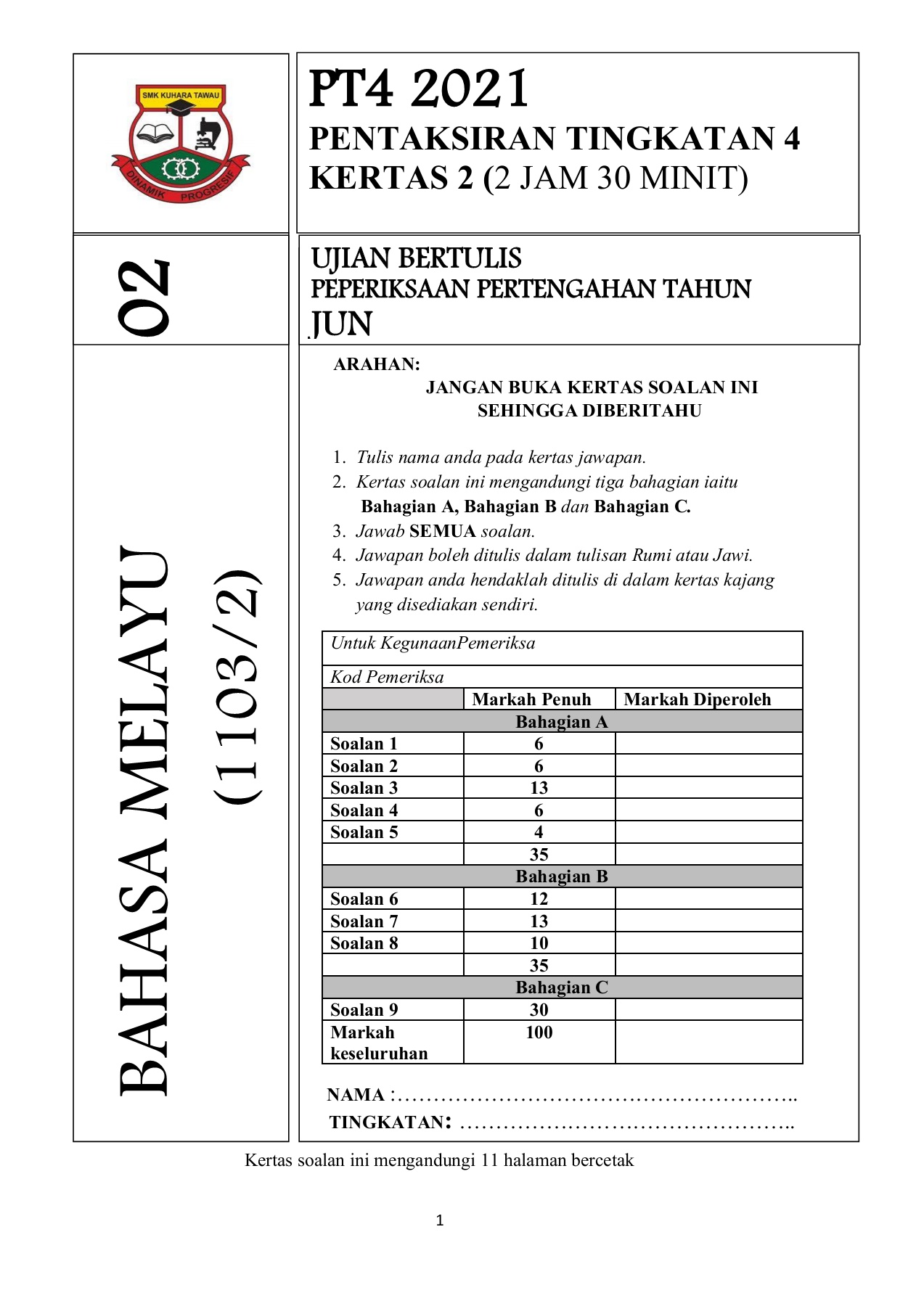 Teknik Menjawab Kertas 2 Converted 1 Flip Ebook Pages 1 28 Anyflip Anyflip