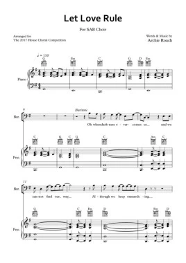 Let Love Rule - Score