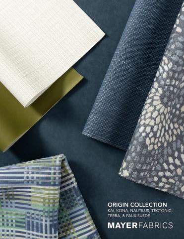 Origin Collection: Kai, Kona, Nautilus, Tectonic, Terra, & Faux Suede