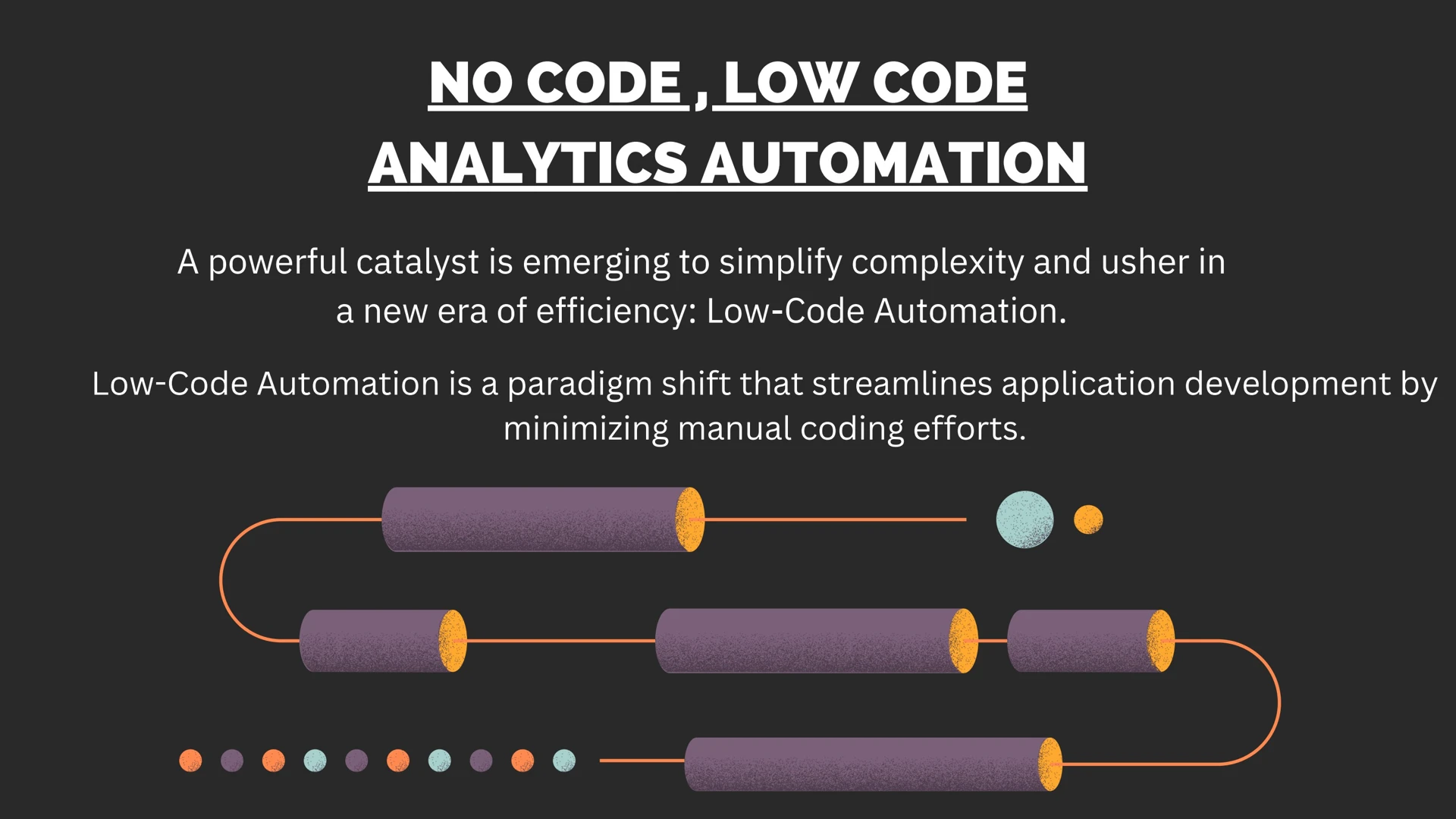 No Code , Low Code Analytics Automation