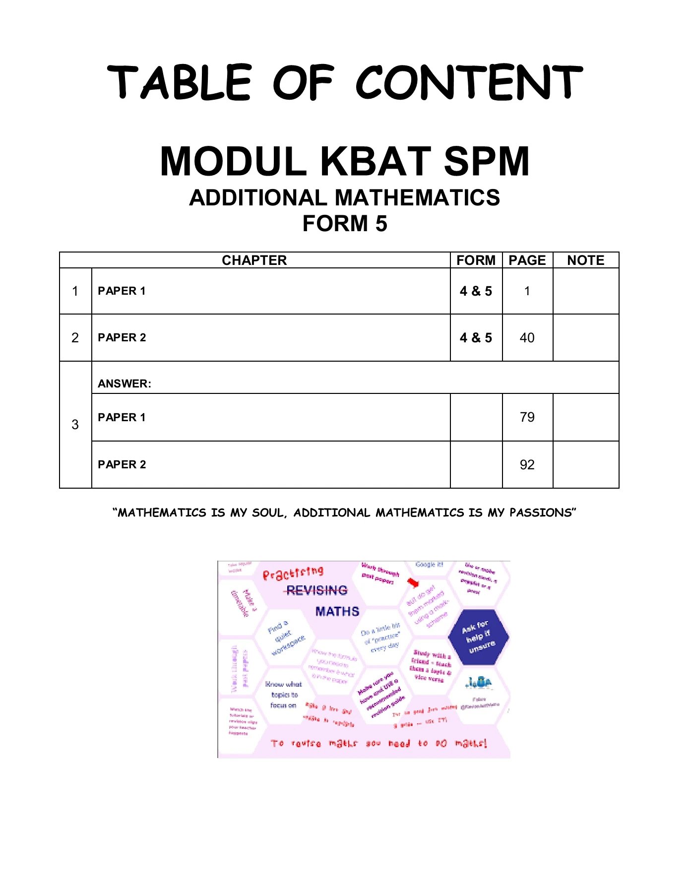 Add Math Cicular Measure Kbat Question SOALAN KBAT ADDMATHS