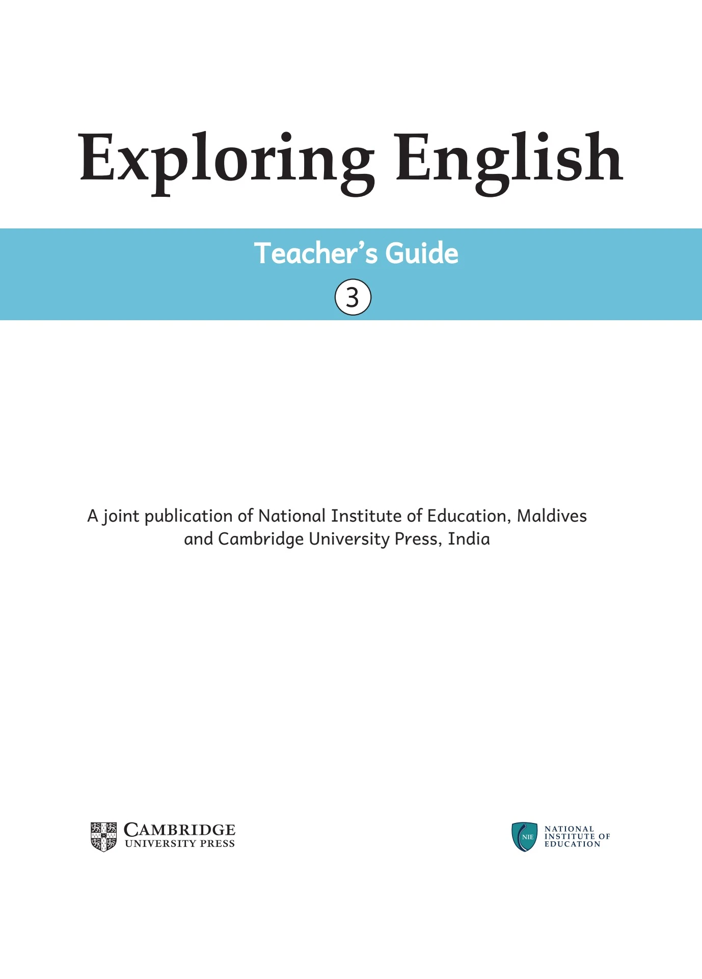 English Teacher's Guide Grade 3