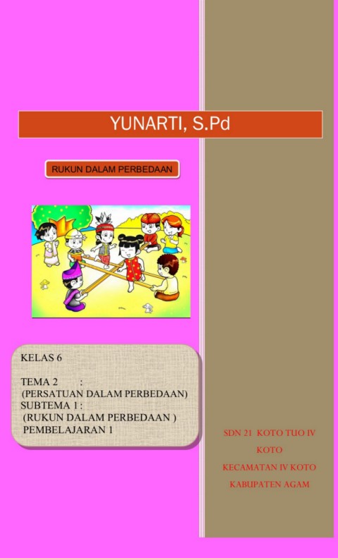Rpp Bdr Kls 6 Tema 2 Sub 1 Yunarti S Pd Flip Ebook Pages 1 11 Anyflip Anyflip