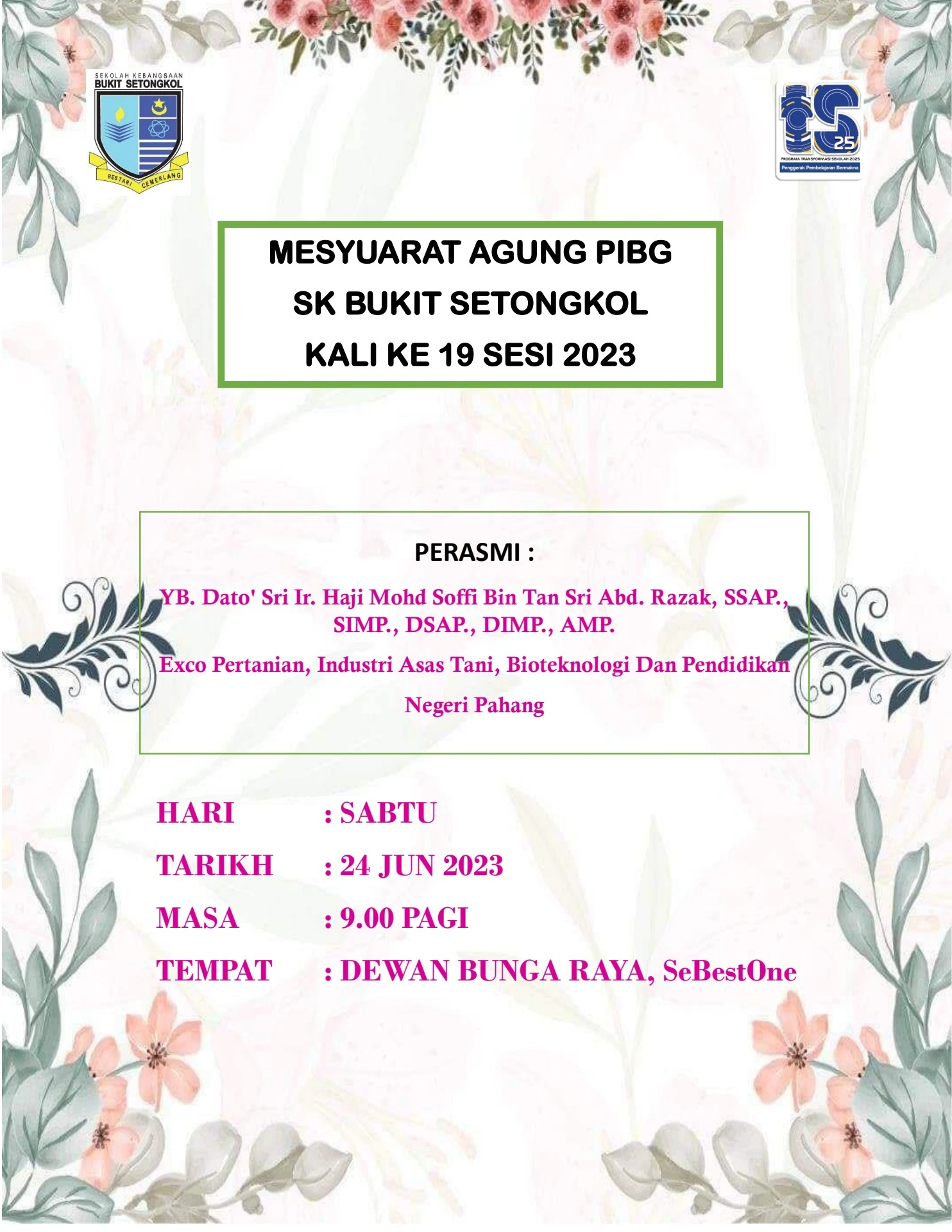 BUKU PROGRAM MAT PIBG 2023