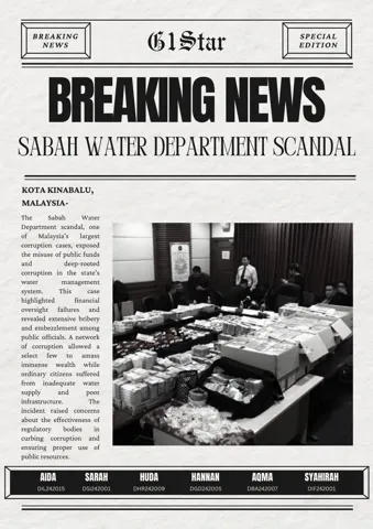 E-newspaper (Sabah Water Department Scandal) - Flip eBook Pages 1-3 |  AnyFlip