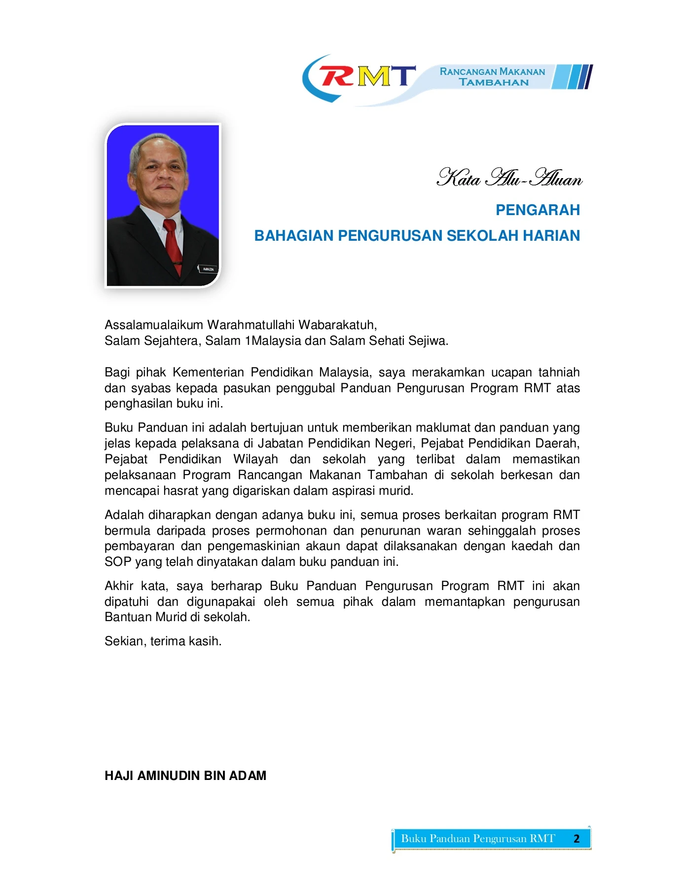 BUKU PANDUAN PENGURUSAN RMT