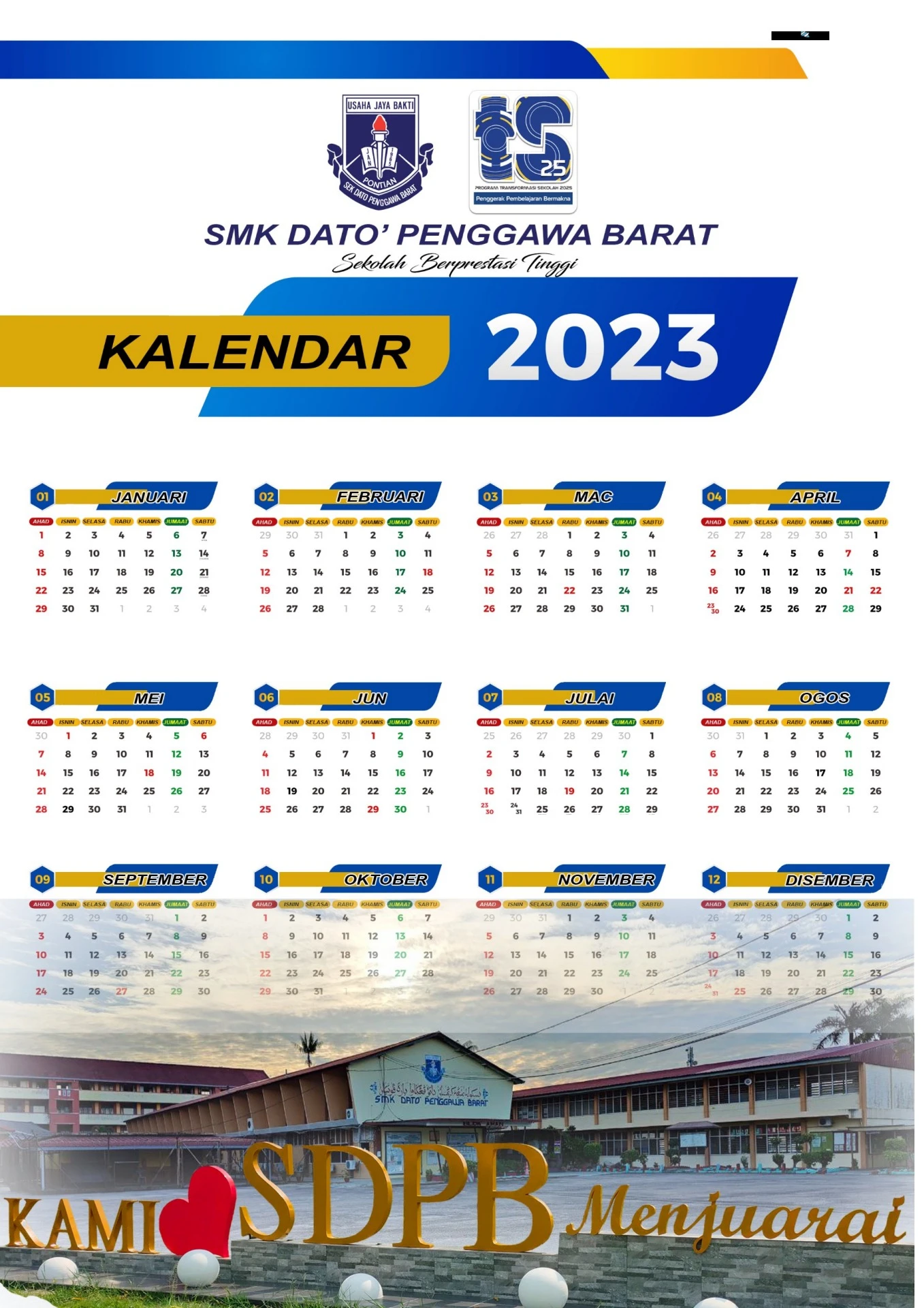 Smkdim BUKU PENGURUSAN SMKDPB 2023/2024