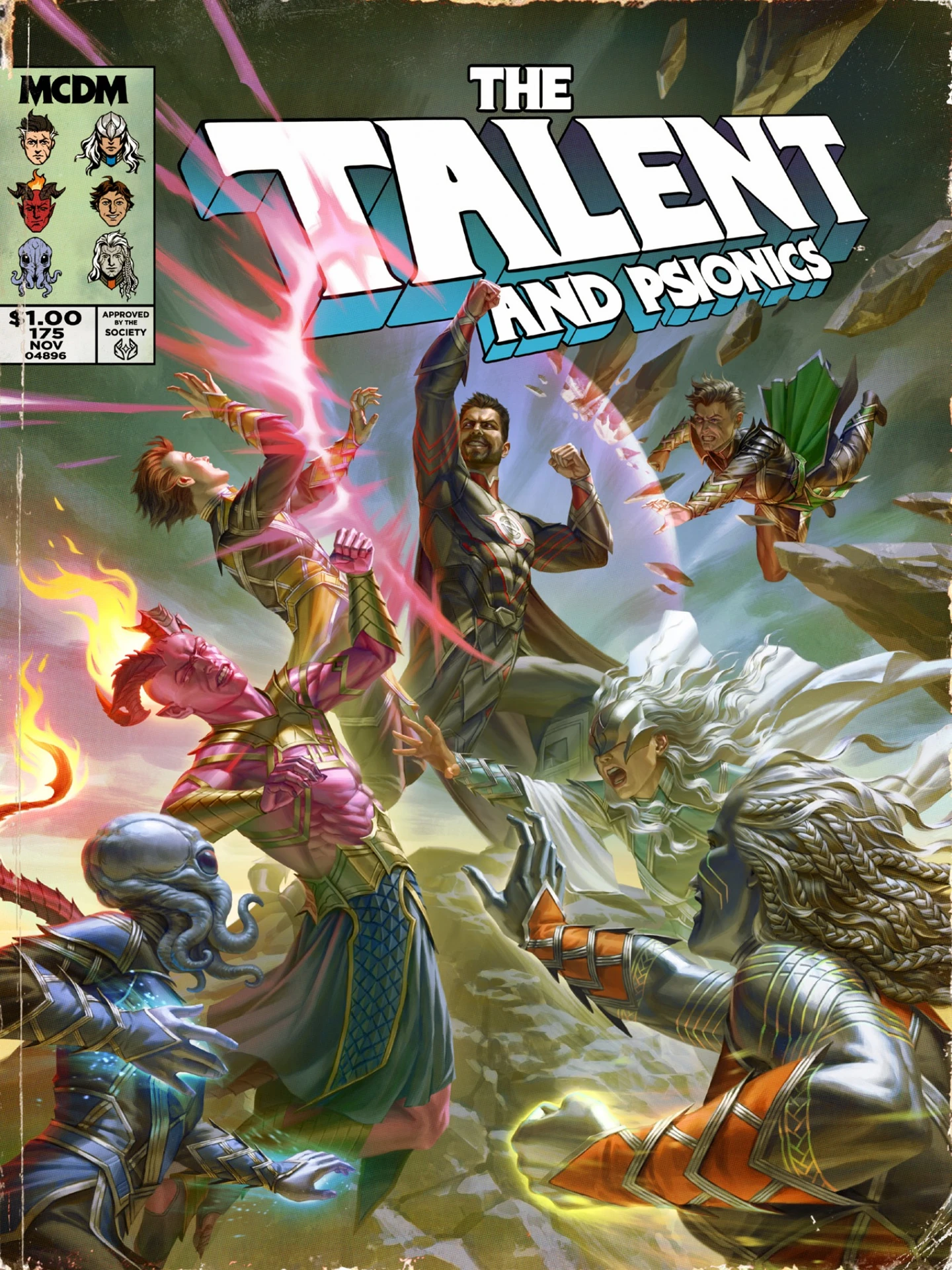Psionics Color The Talent and Psionics - Color