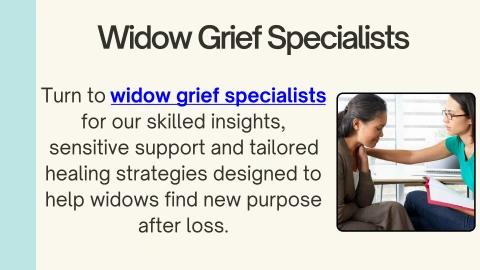 Widow Grief Specialists - Your Grief Guides Flip PDF | AnyFlip