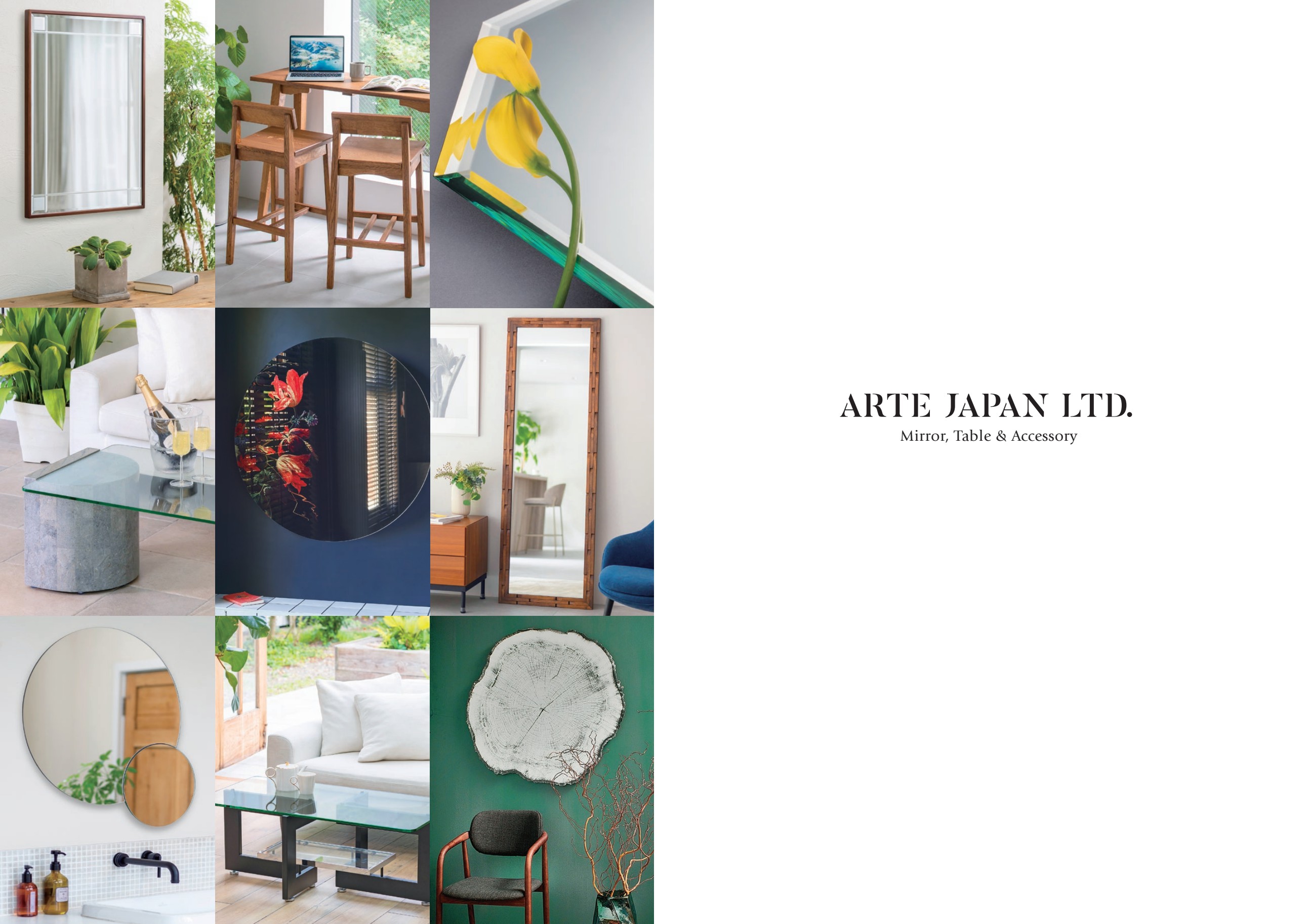 ARTE japan ガラステーブル Mattina EM-015 80cm