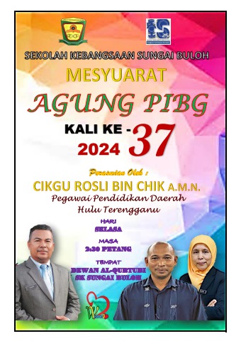 SKSB Buku Program MA PIBG ke 37 -2024 - Ustazah Sakinah binti Ali Flip ...