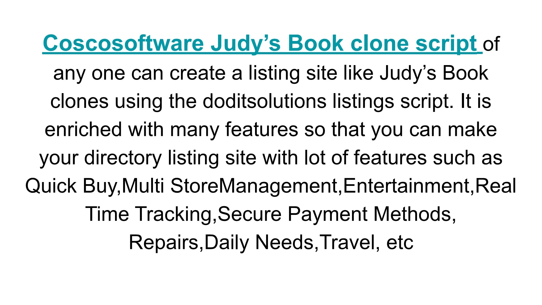 JUDYS BOOK READY MADE CLONE SCRIPT - COSCOSOFTWARE