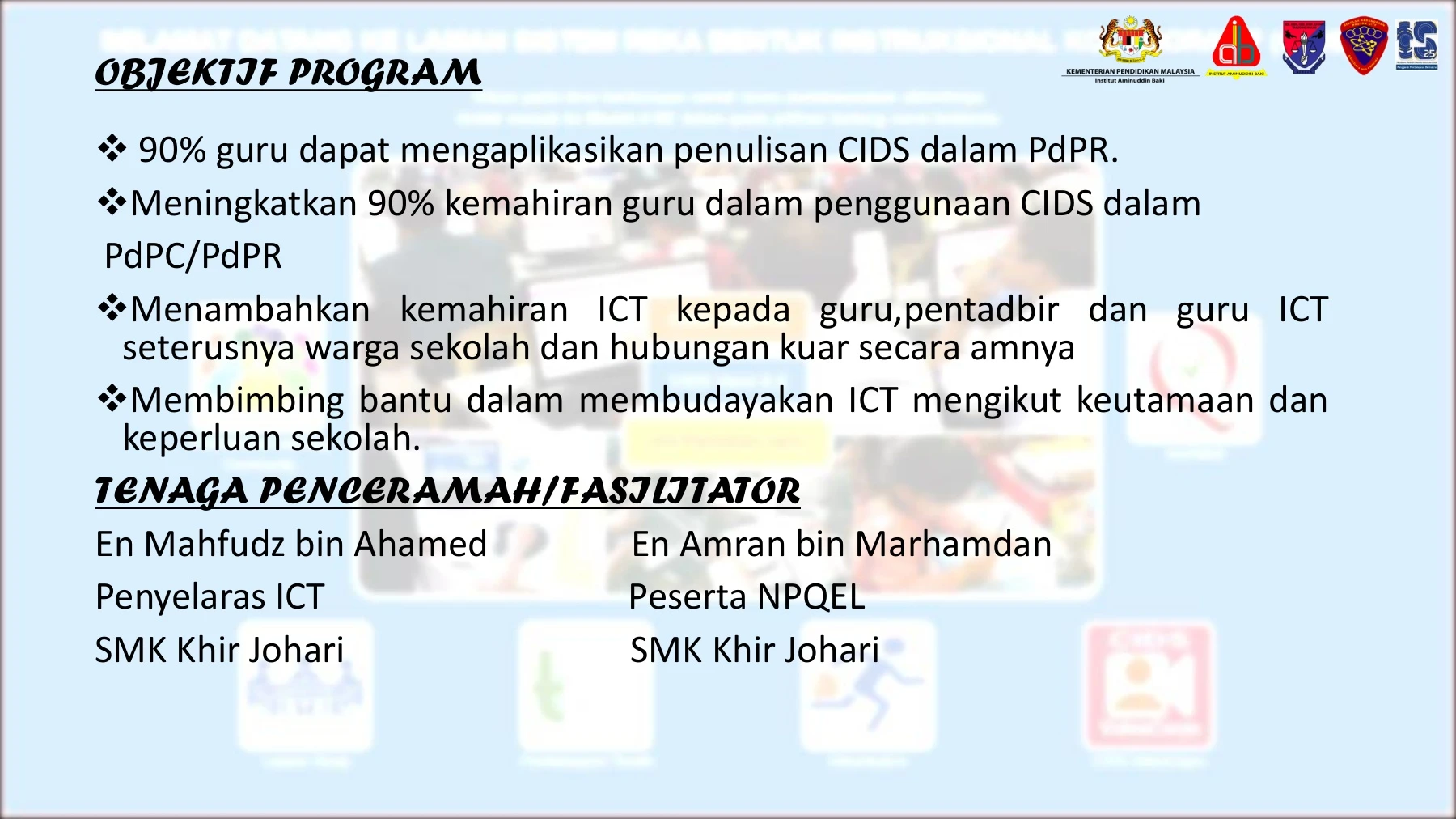 buku program CIDS