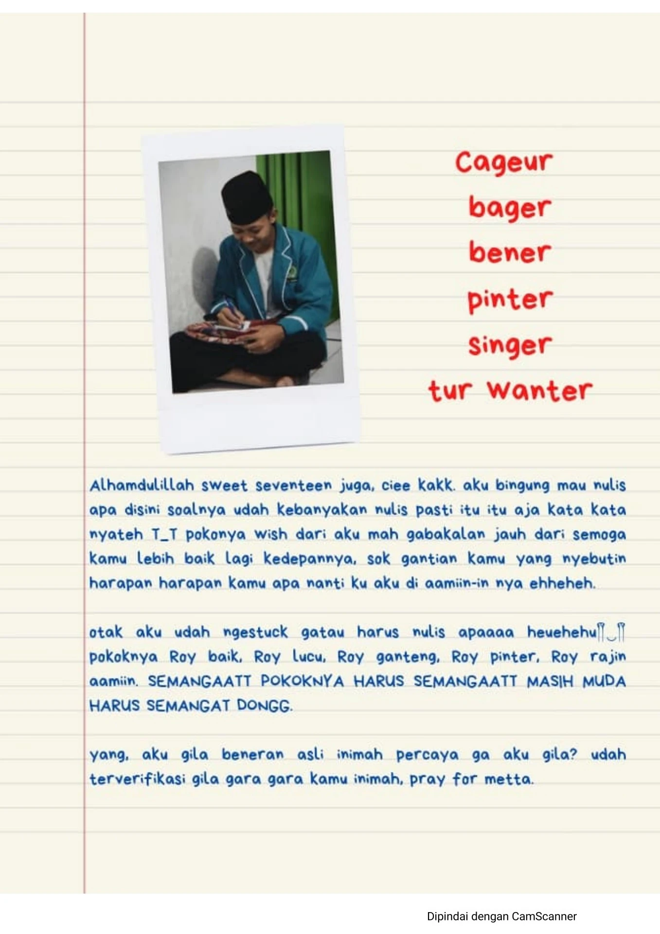 dear, R