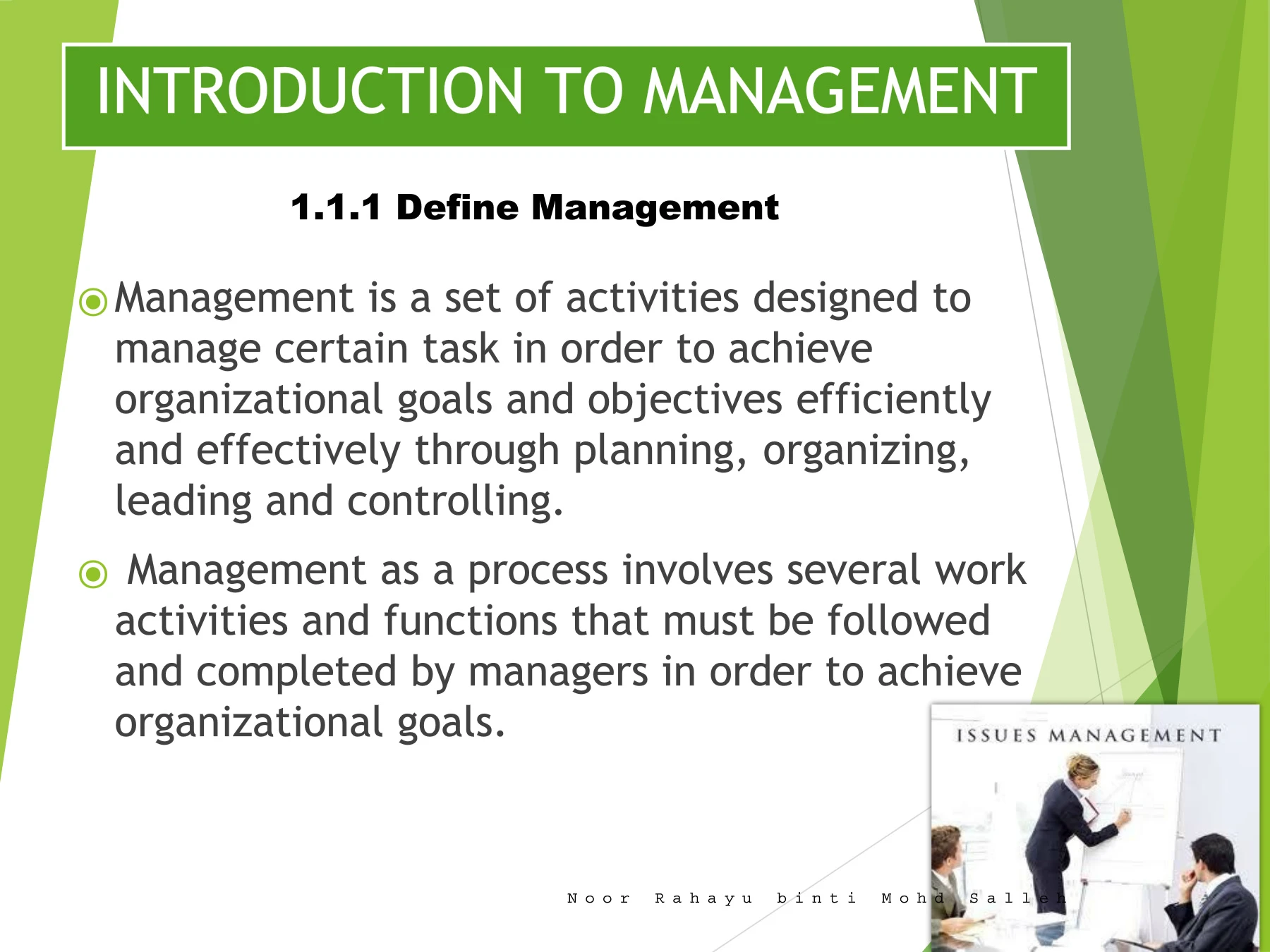 01 - DPB10023 PRINCIPLES OF MANAGEMENT CHAPTER 1