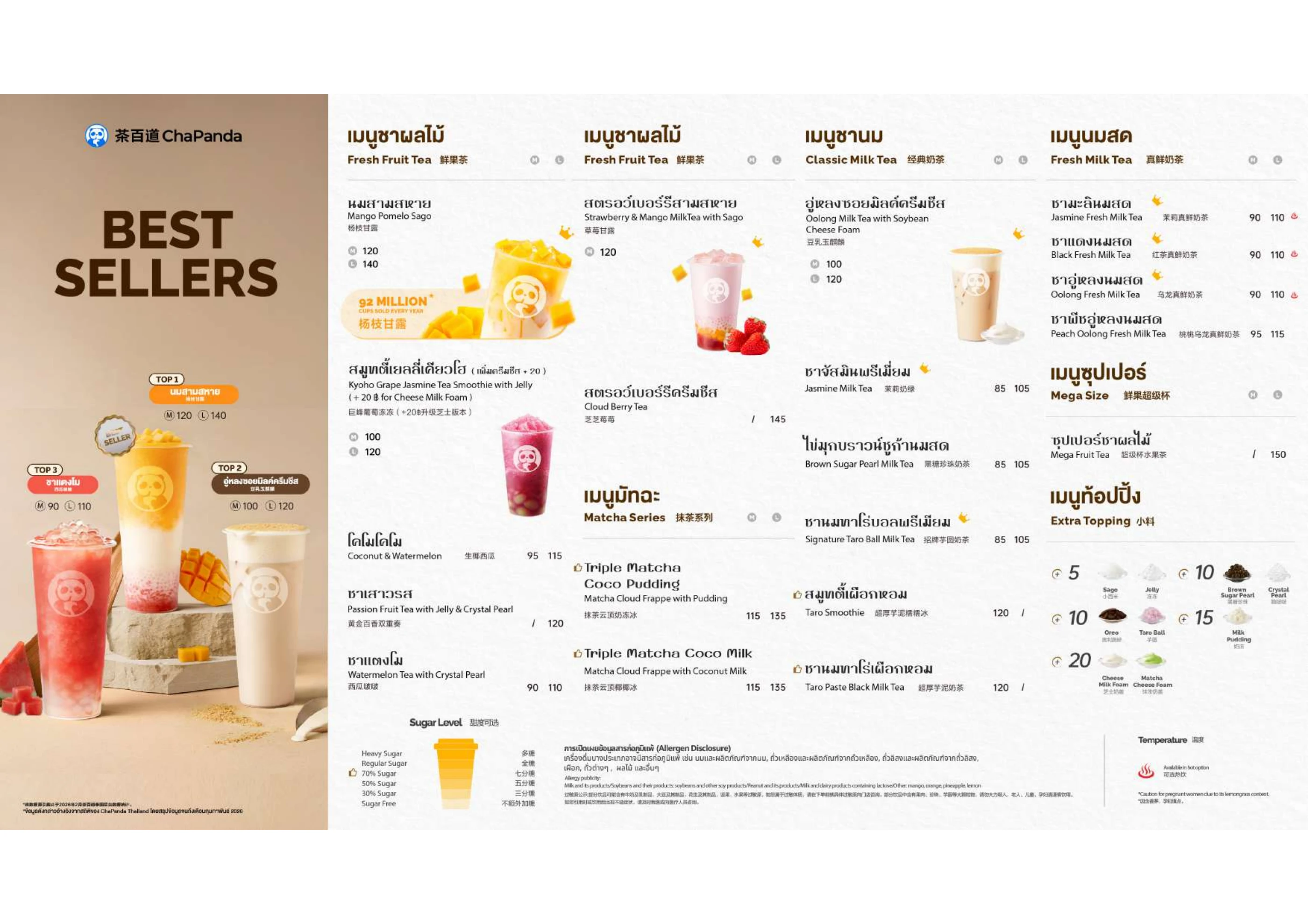 ChaPanda Menu